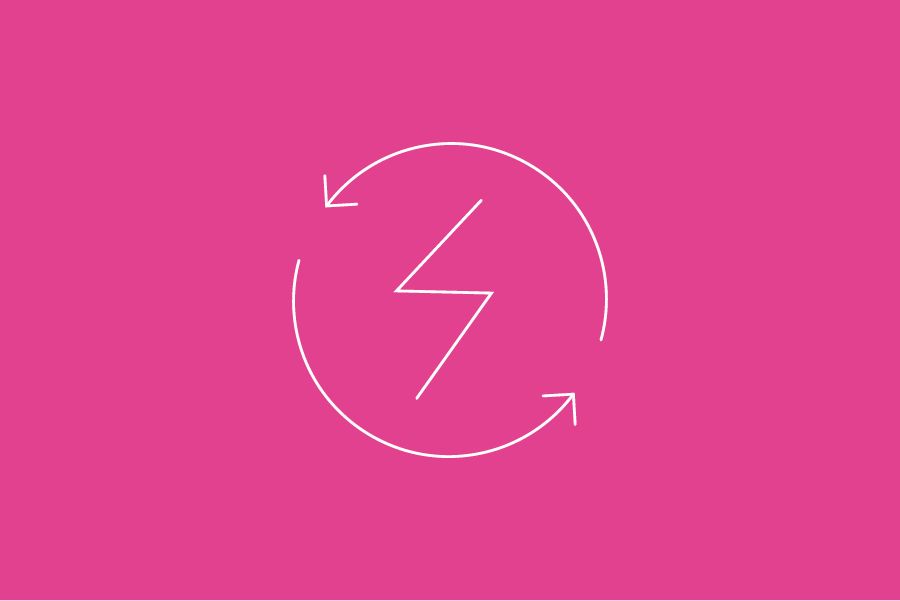 Electrical Systems and Design icon a circle with a lightning bolt